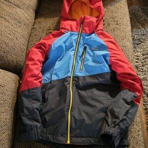 L.L. Bean Kids Colorful Raincoat - Red, Blue, Black